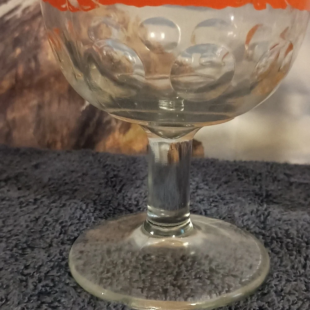MCM Barware Ring of Fire vintage goblets. Excellent condition.